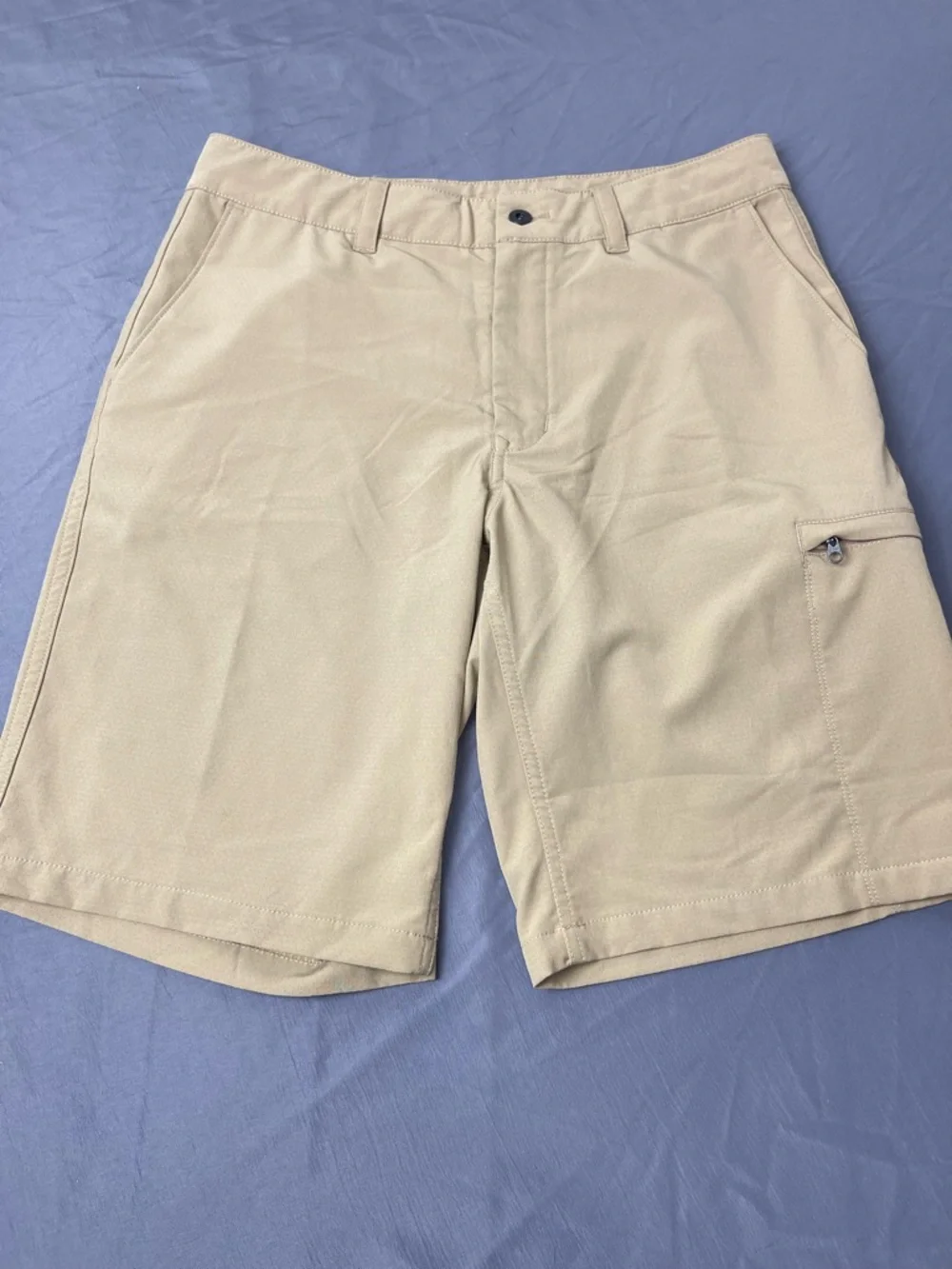 The North Face‎ FlashDry Tan Polyester Cargo Mens Hiking Short Size 30